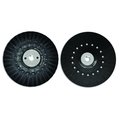 Continental Abrasives 4-1/2" Resin Fiber Disc Tubro Style Plastic Backer With Mounting Nut RFD-45PPT